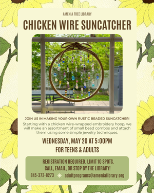 Chicken Wire Suncatc